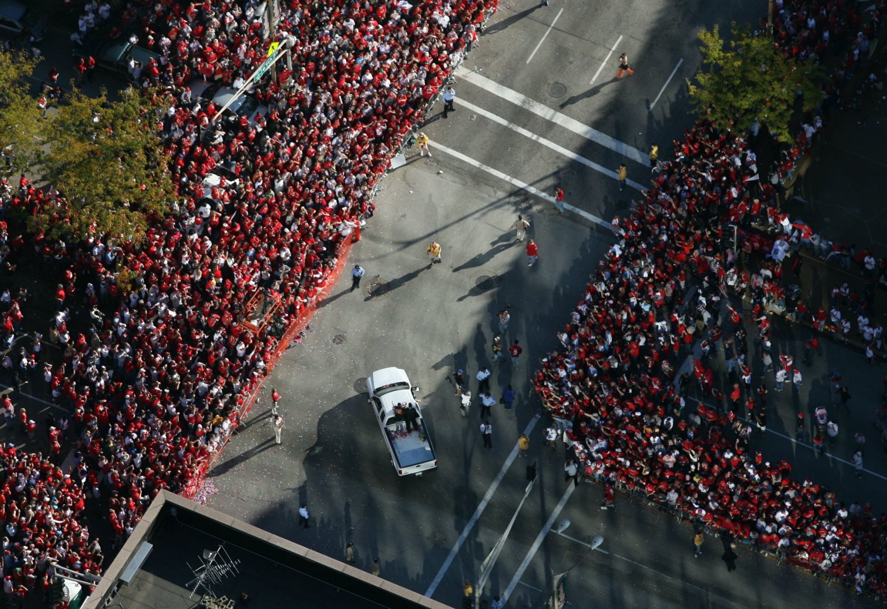 Cardinals World Series parade in 2006